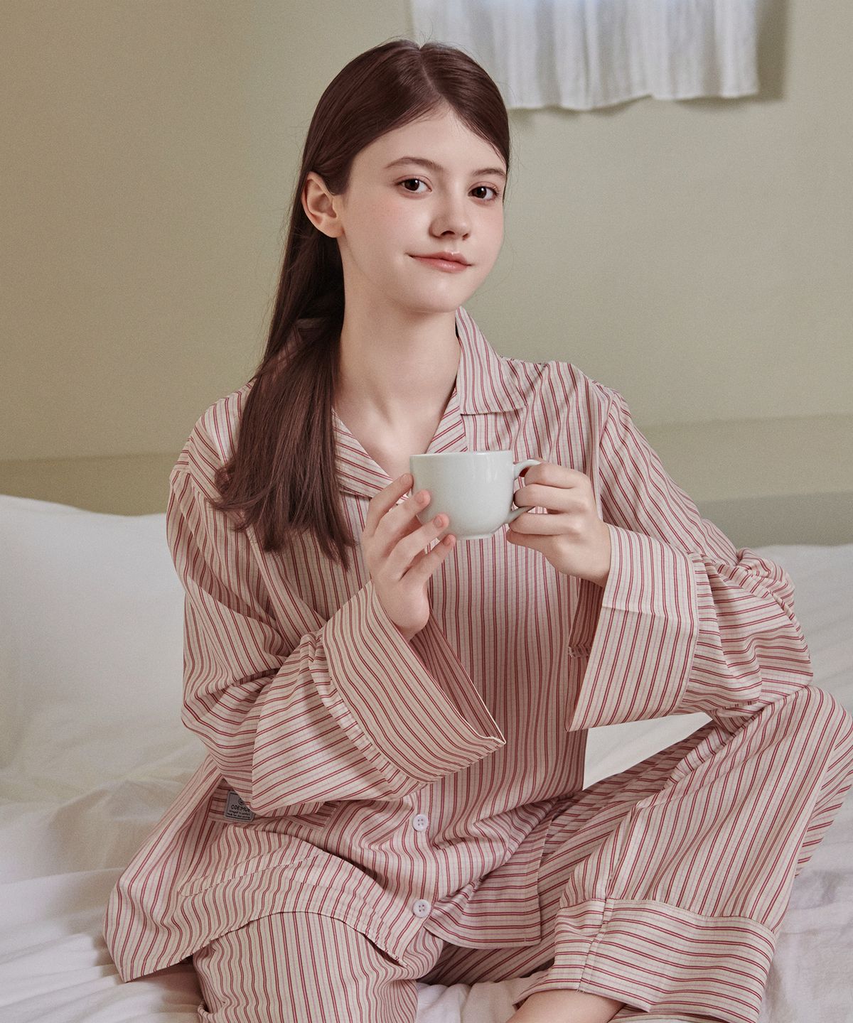 오드:뮤(ODE:MUE) 스피넬 긴팔 잠옷 세트