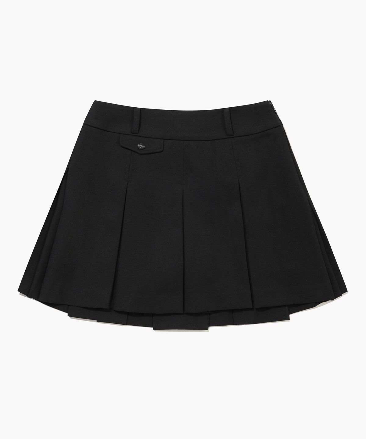 먼싱웨어(MUNSINGWEAR) 여성 소프트 터치 기모 스커트 블랙 MR422LSKO1