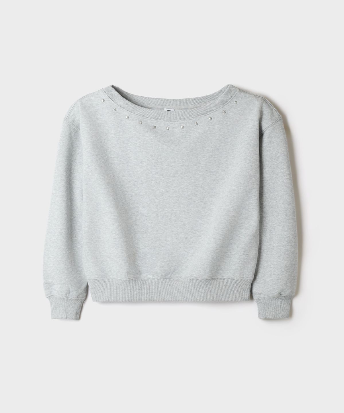 스파오(SPAO) 스터드 오프숄더 스웨트셔츠_SPMWG49G40