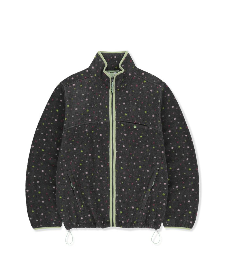 Phase Fleece Jacket Charcoal Dot