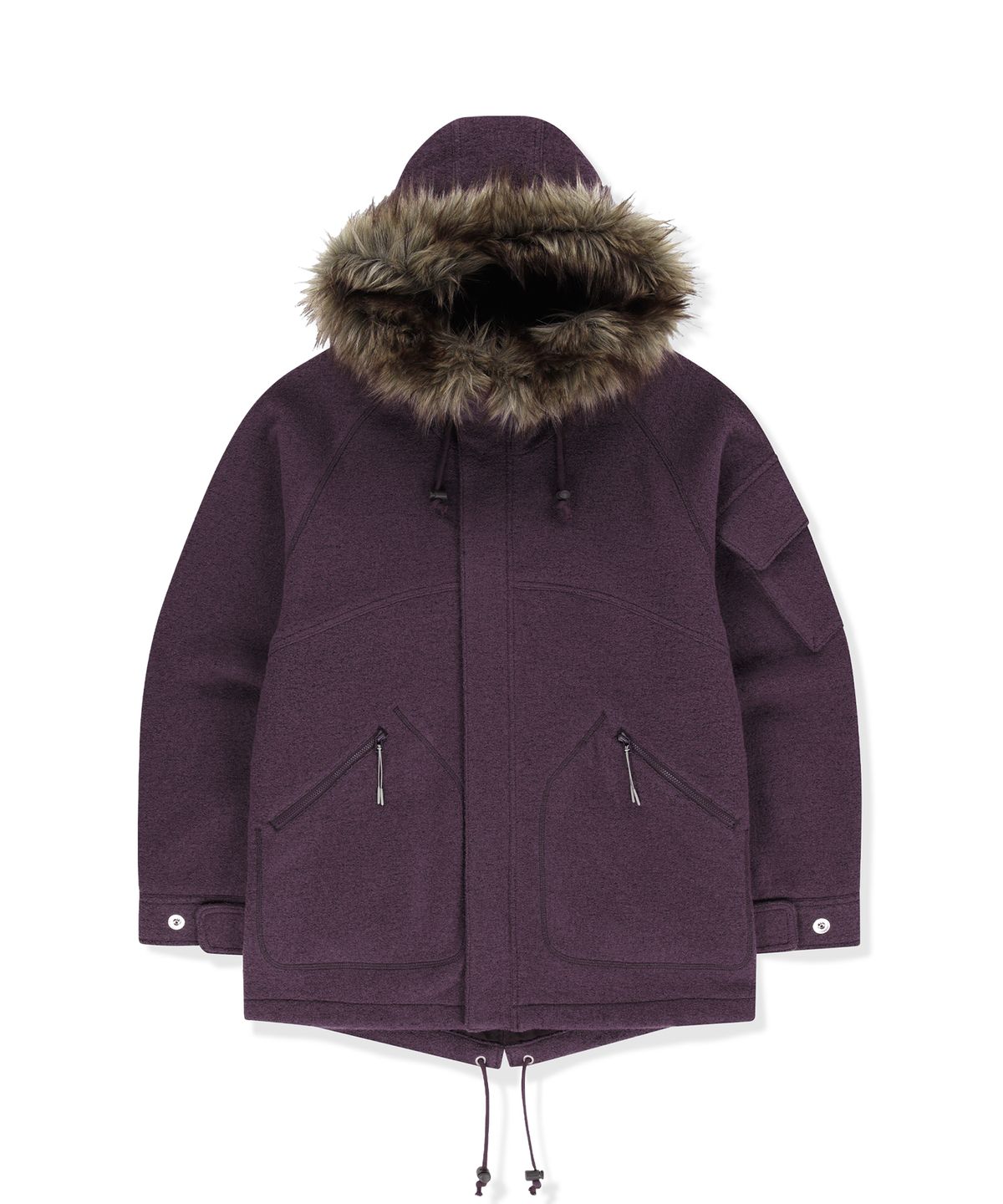 썬러브투어(SUNLOVETOUR) Wool Field Parka Purple