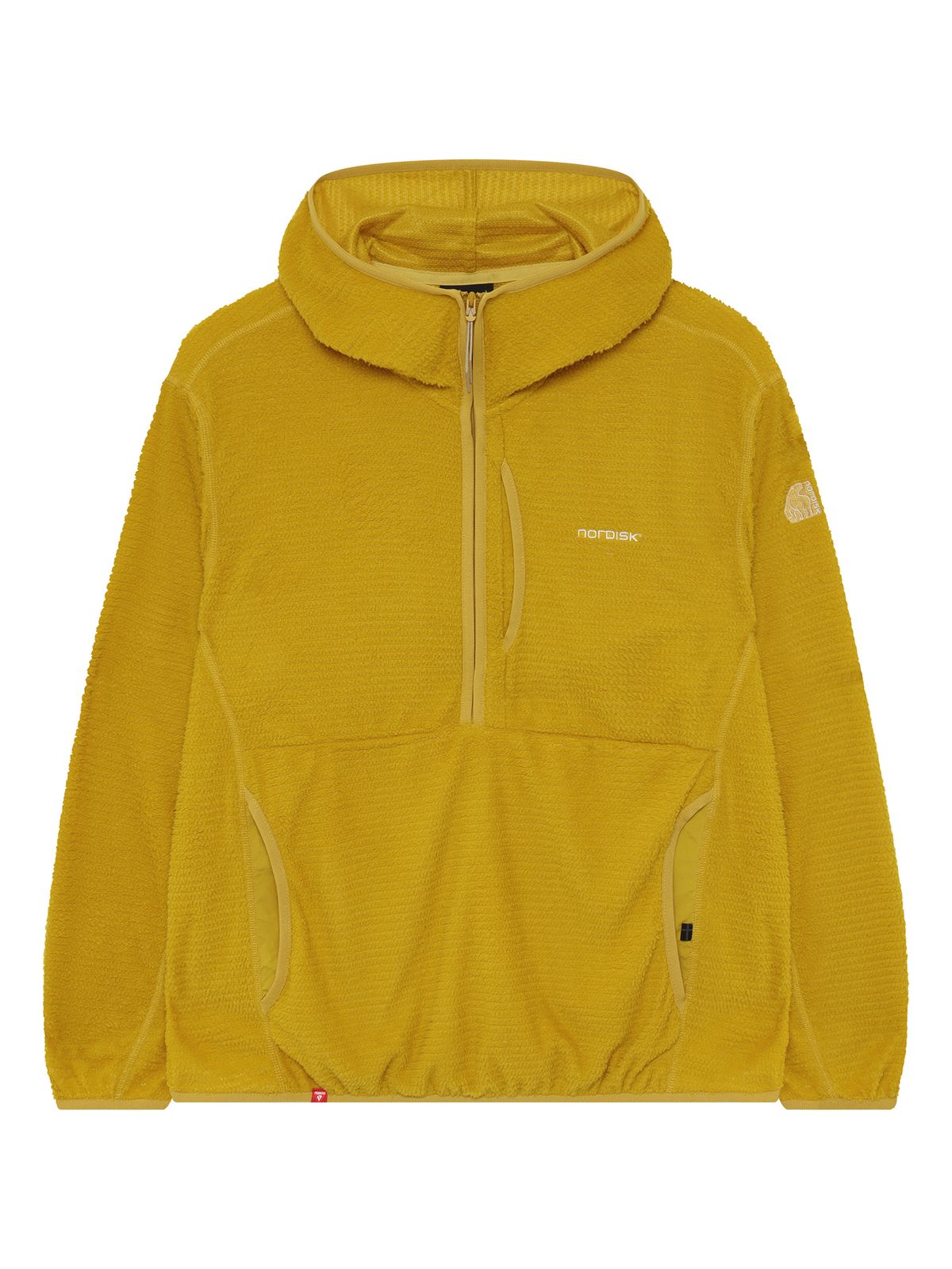 노르디스크(NORDISK) [HYGGE HIKE] 프리마로프트 이볼브 반집업 후디 - M_Mustard_OMW26279Y7