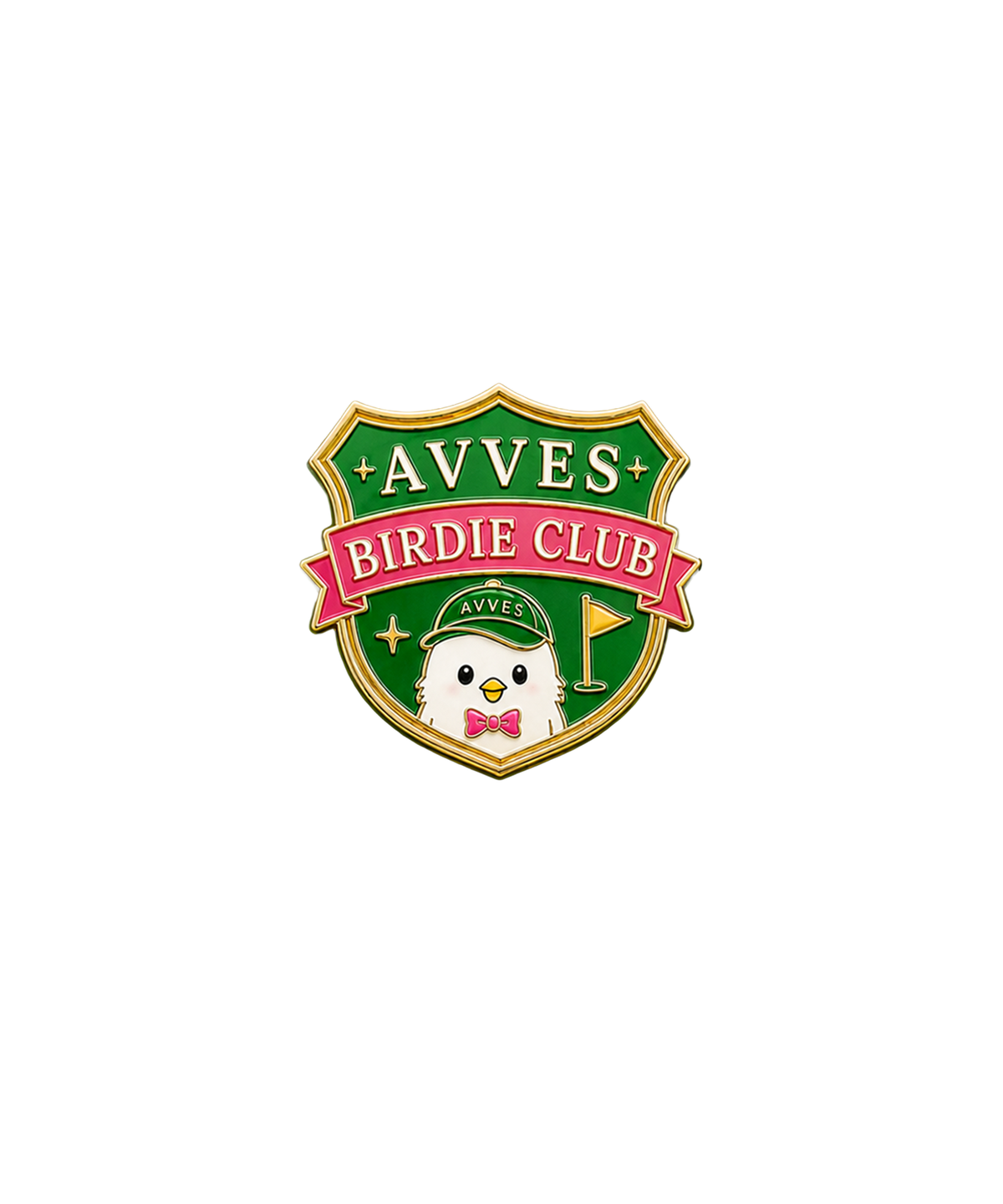 아베스골프(AVVES GOLF) 아베스 엠블럼 볼마커 BIRDIE CLUB_1PCS