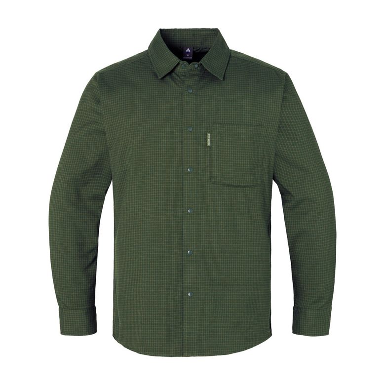 WIC O.D. 스냅 셔츠 남 DARK GREEN JBWJFMTS011