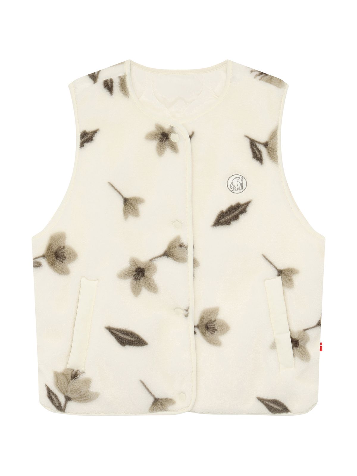 노르디스크(NORDISK) 휘게 노르딕패턴 플리스 베스트 (Reversible) - W_Ivory_OWW26601W5