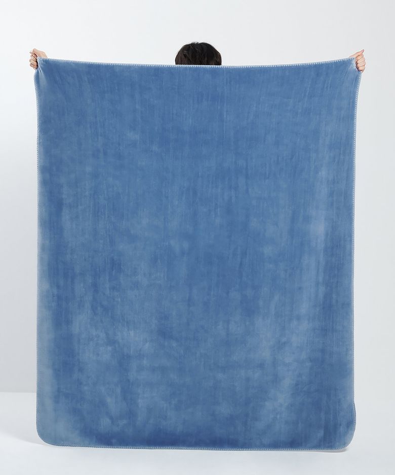 밍크 플리스 고중량 블랭킷 140x170cm 블루