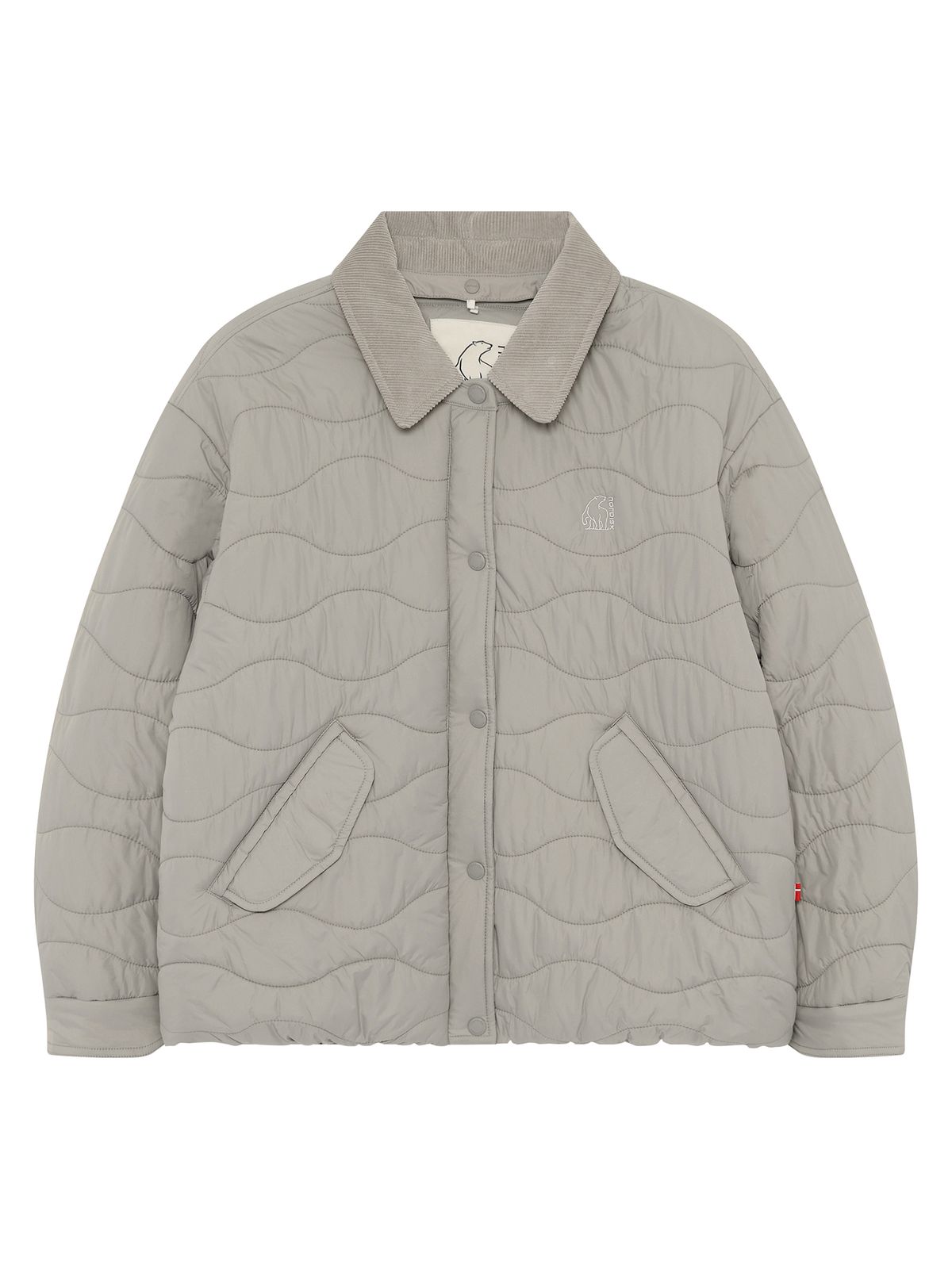 노르디스크(NORDISK) 트리니티 퀼팅 자켓 SHORT (3WAY) - W_Light Grey_OWW26116C2