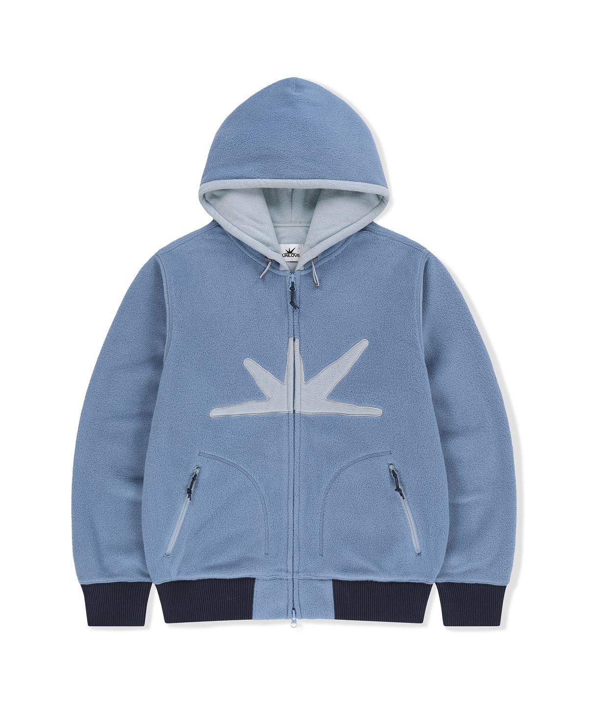 썬러브투어(SUNLOVETOUR) Daybreak Fleece Zip Up Hoodie Blue