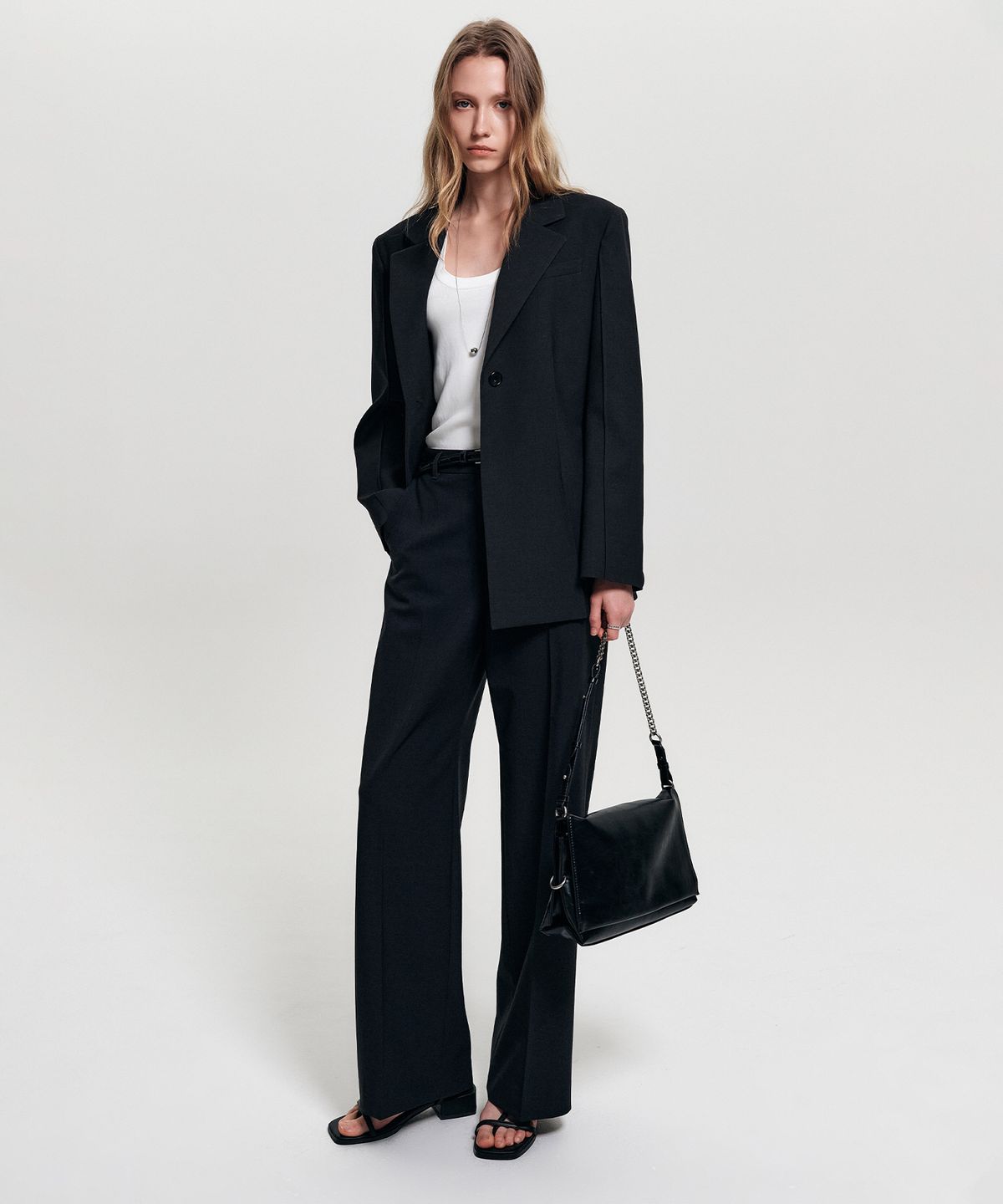 룩캐스트(LOOKAST) 키코 와이드 슬랙스 / KIKO WIDE SLACKS_2colors