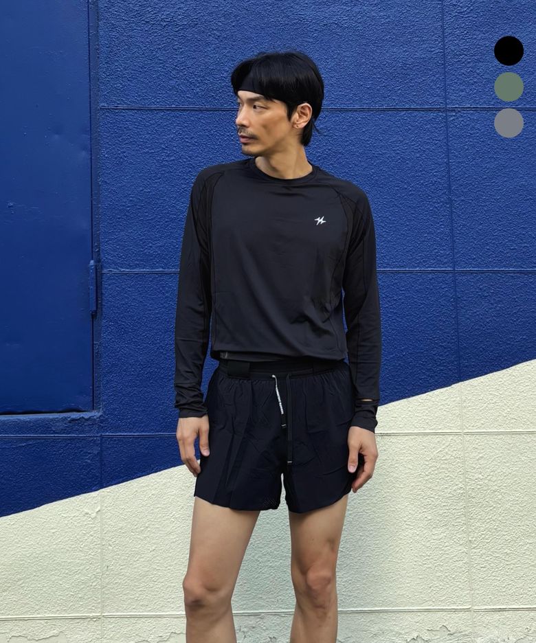 [UV차단] 에어스퀘어 기능성 러닝 롱 슬리브 (3color)