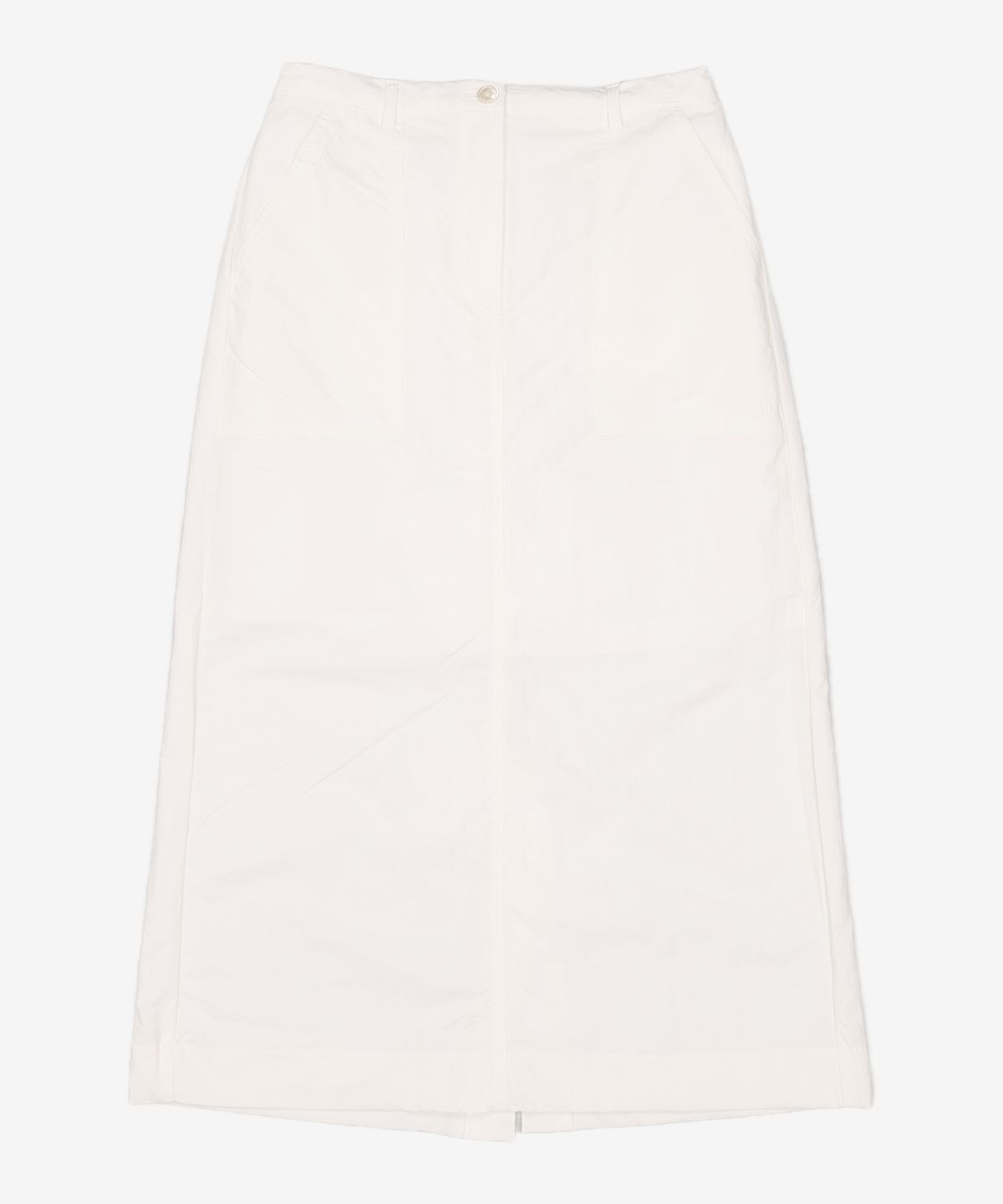 시야쥬(SIYAZU) SIST9035 나일론 반밴딩 스커트_Off-white M