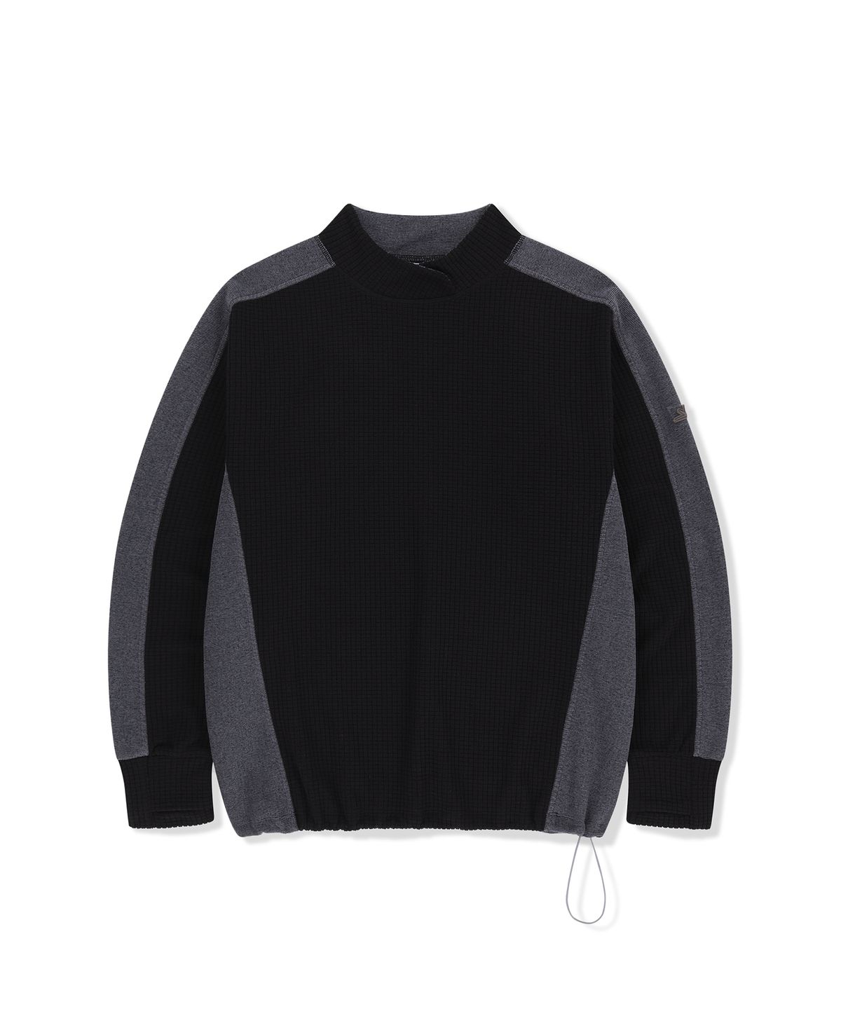 썬러브투어(SUNLOVETOUR) Grid Fleece Pullover Black