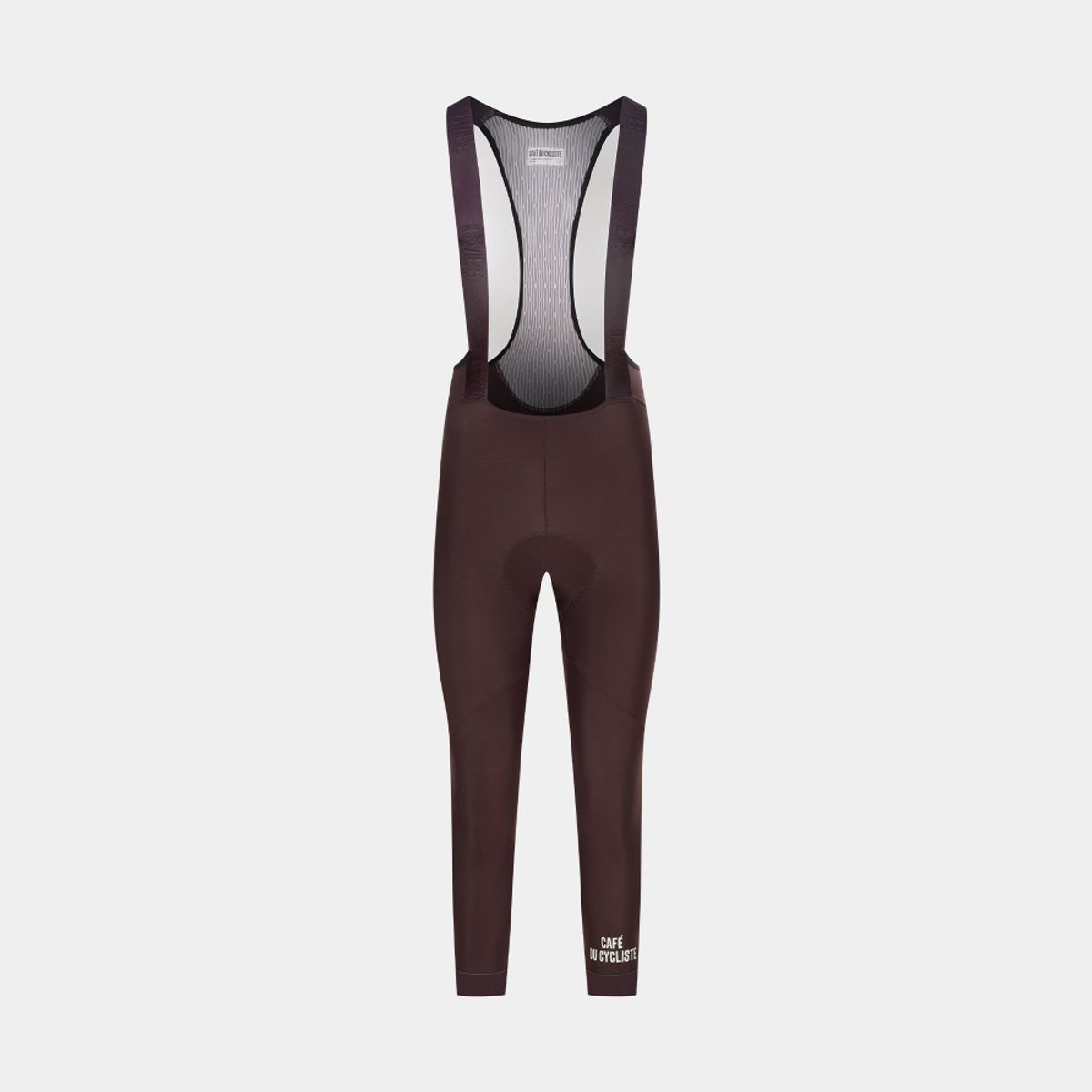 카페 드 사이클리스트(CAFE DU CYCLISTE) 마리 클래식 기모 빕 타이즈 레드 모스 남성