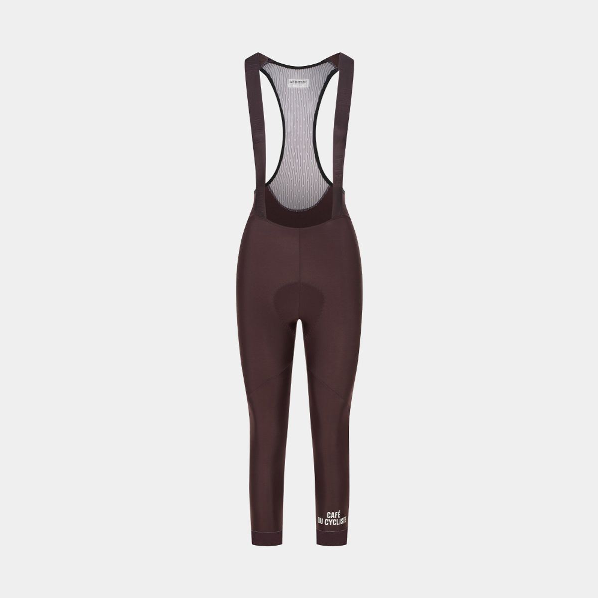 카페 드 사이클리스트(CAFE DU CYCLISTE) 마리 클래식 기모 빕 타이즈 레드 모스 여성