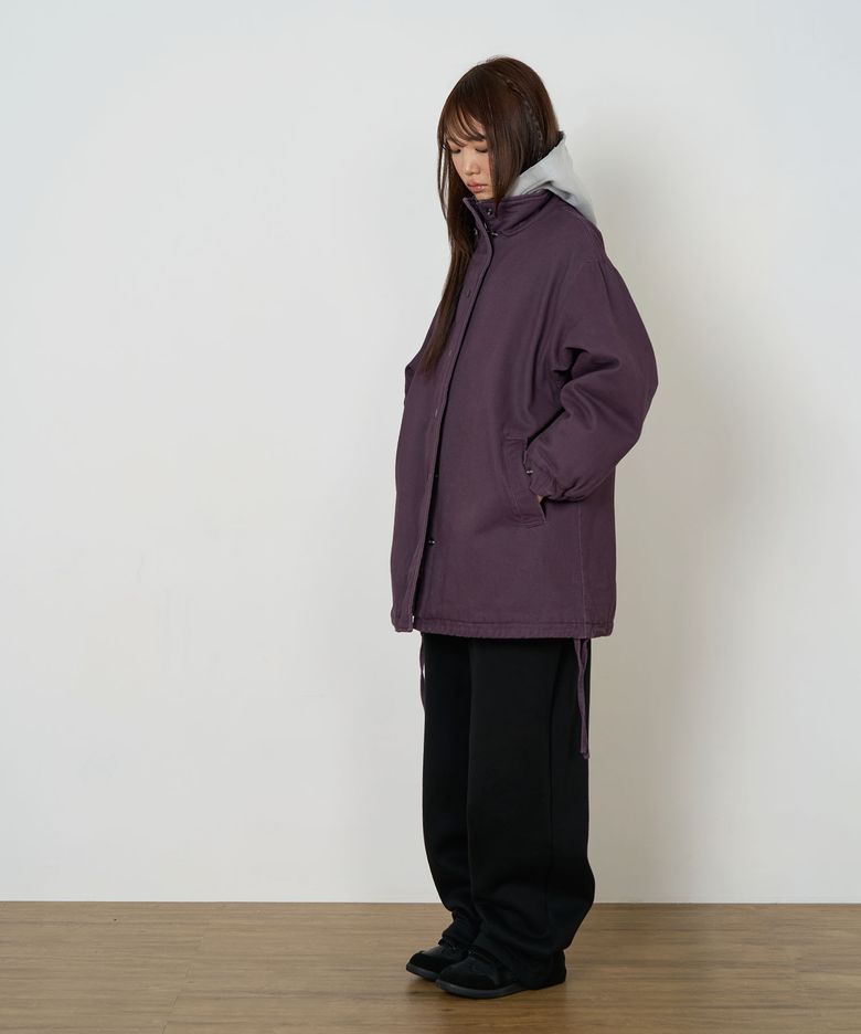 W 패디드 필드 자켓 (PURPLE)