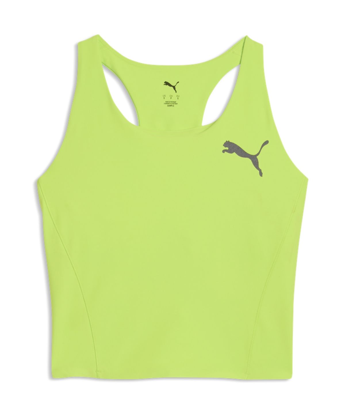 푸마(PUMA) 여성 라이트스피드 크롭 탑 - 써니 라임 / 528989-55