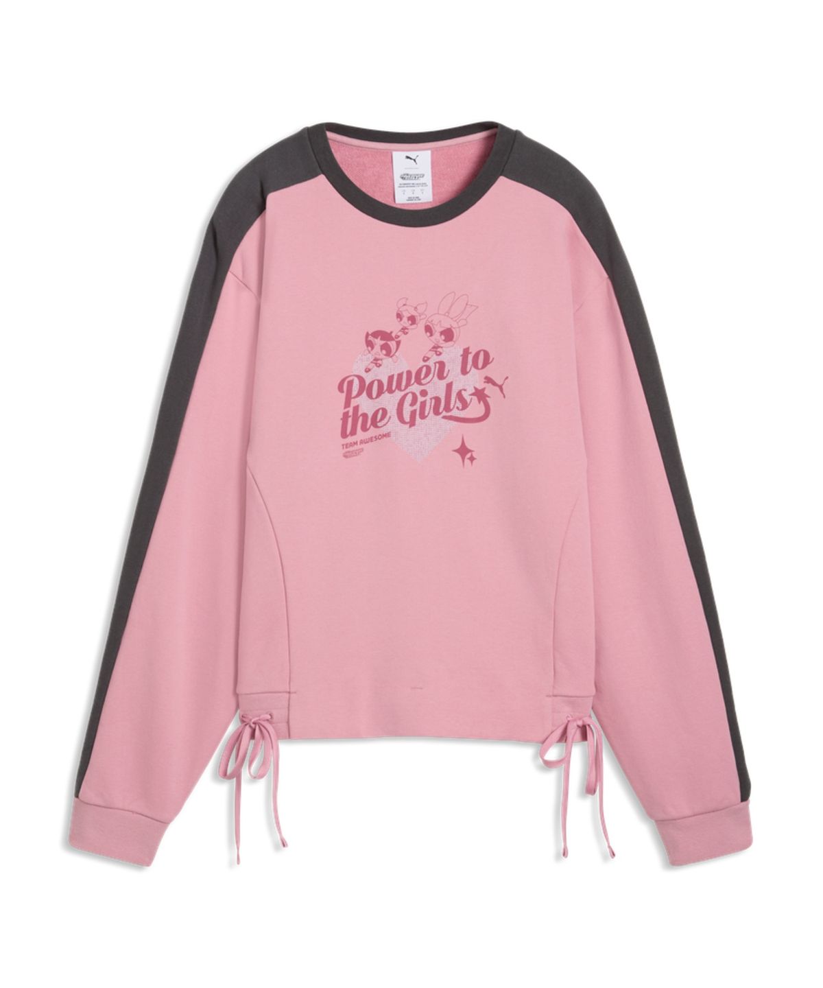 푸마(PUMA) [파워퍼프걸 컬래버] 파워퍼프걸 스웻탑 - 포이즈드 핑크 / 638475-50