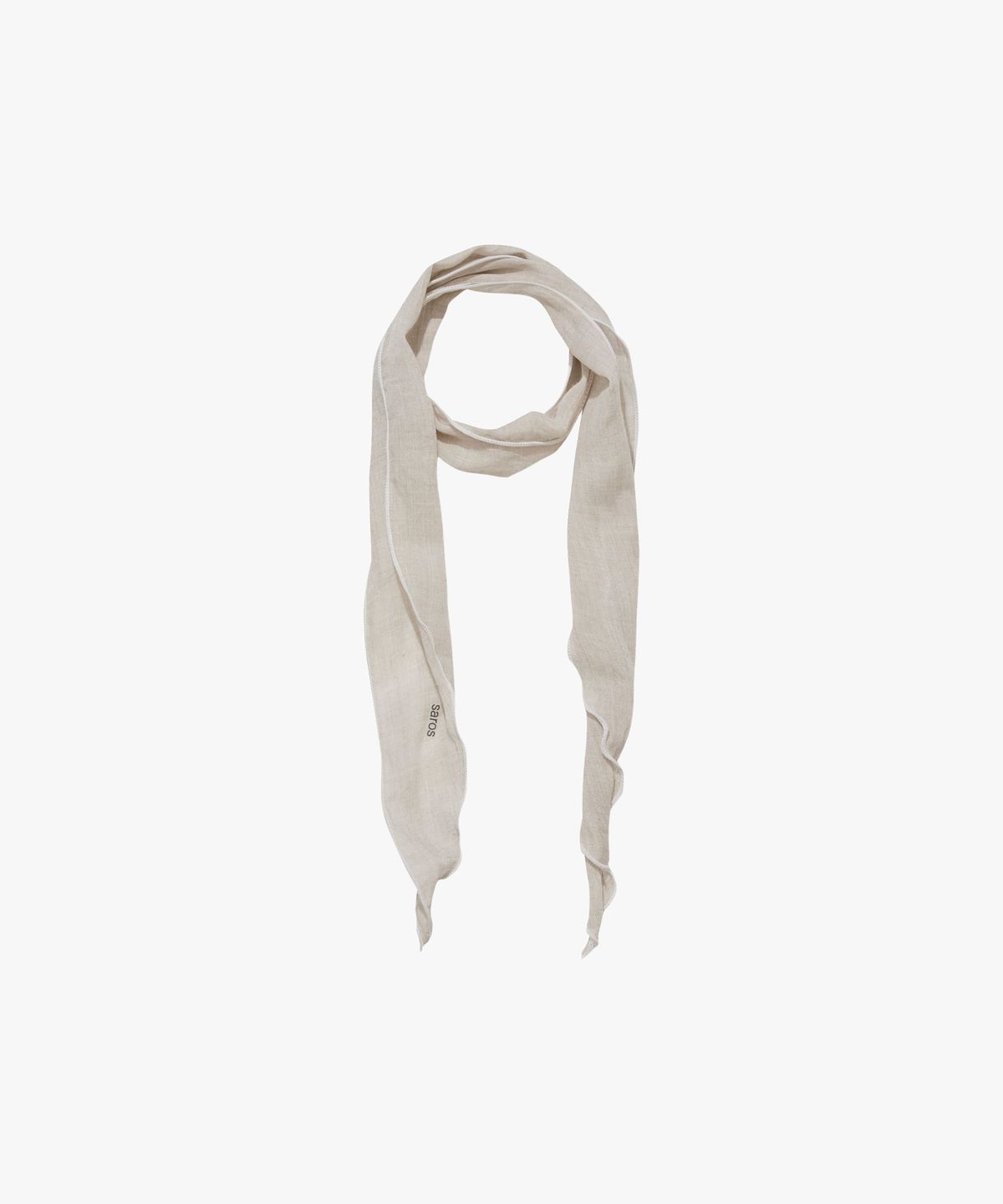사로스(saros) Saros Natural Scarf - Ivory