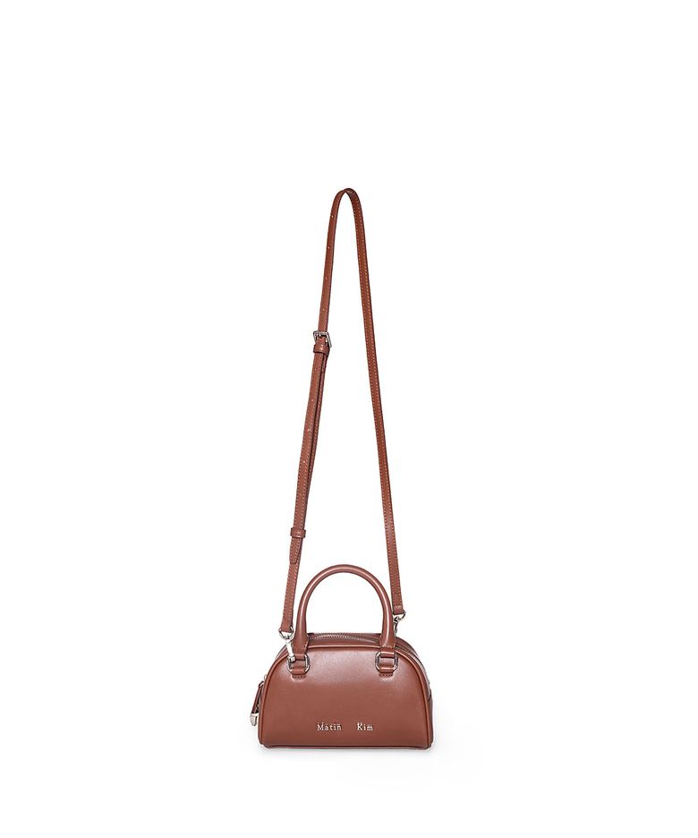 HALFMOON BABY BOWLING BAG IN BROWN