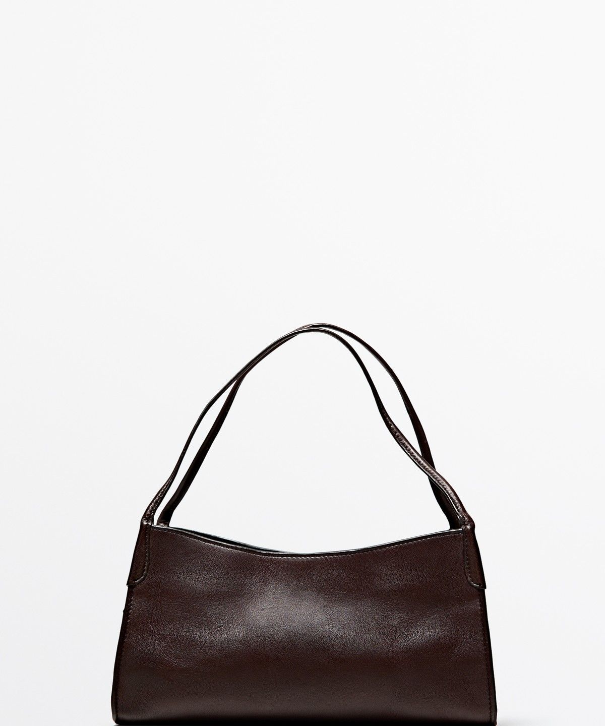 마시모두띠(MASSIMO DUTTI) 나파 가죽 양가죽 스웨이드 EVA 사첼 백