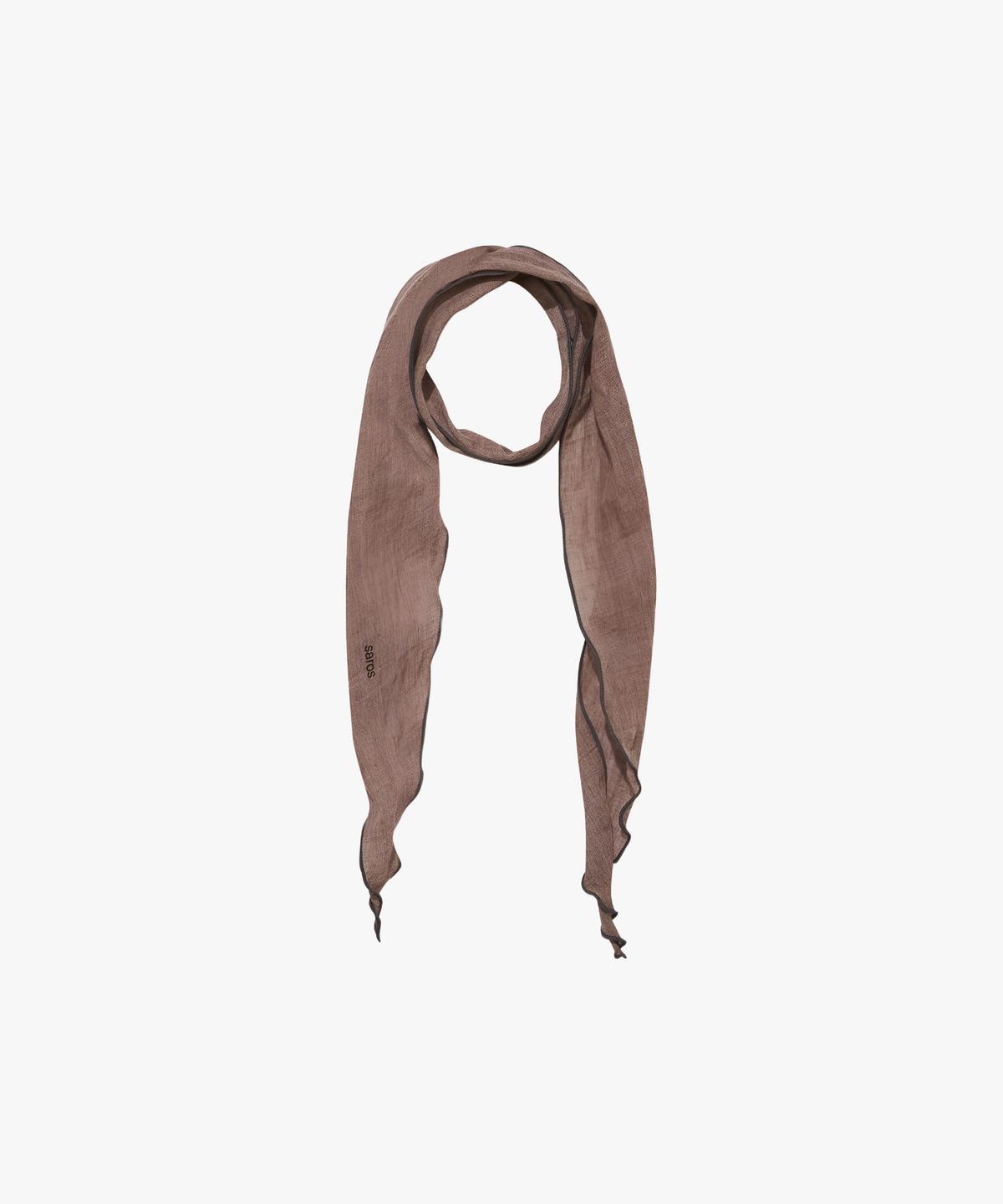 사로스(saros) Saros Natural Scarf - Brown
