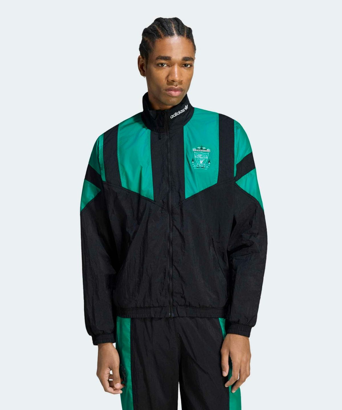 아디다스(ADIDAS) 리버풀 FC EQT 트랙 탑 - 블랙:그린 / KG2910