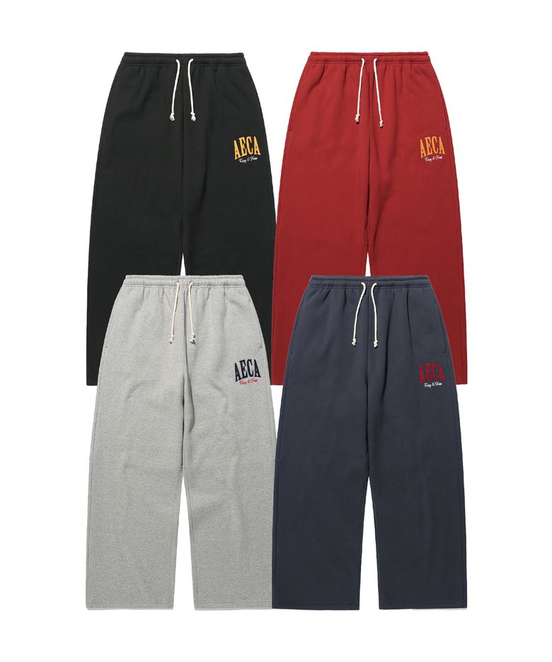 [기모] AECA ARCH FELT BRUSHED SWEAT PANTS (4color)