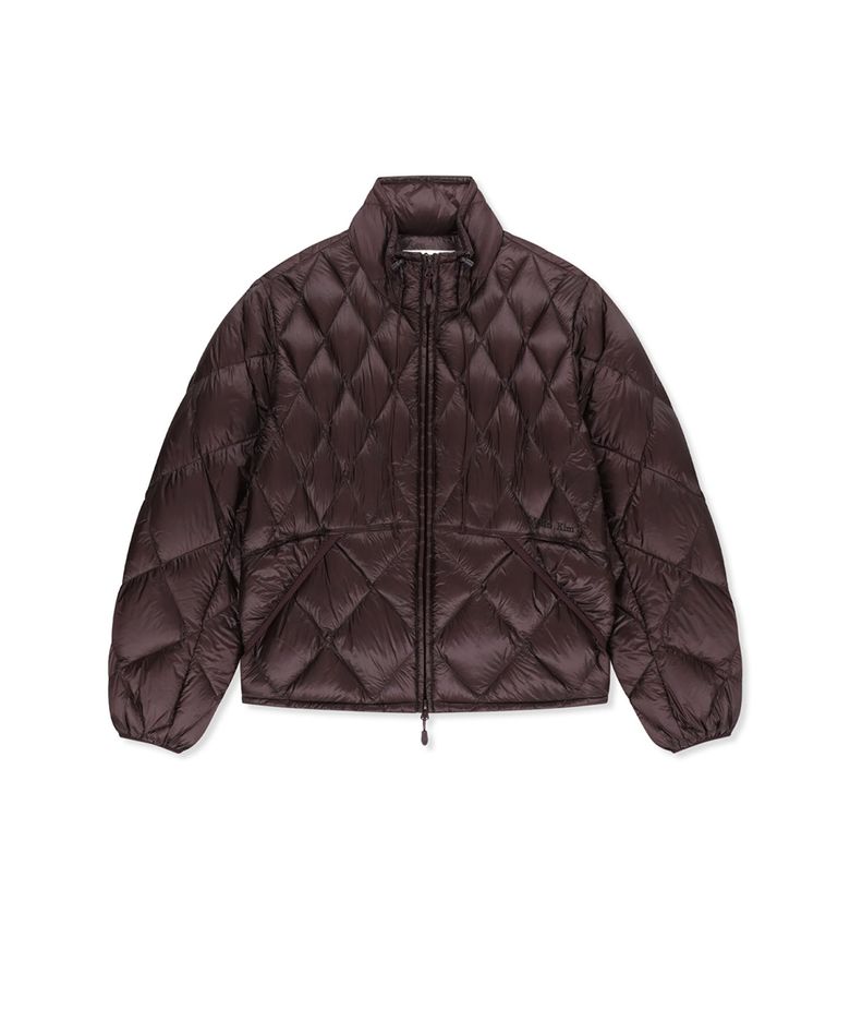 MIX QUILTED LIGHT DOWN JUMPER IN PURPLE