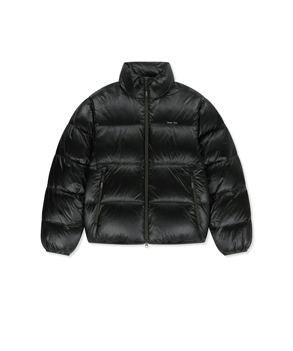 마뗑킴(MATIN KIM) ICON LOGO DOWN JUMPER IN BLACK