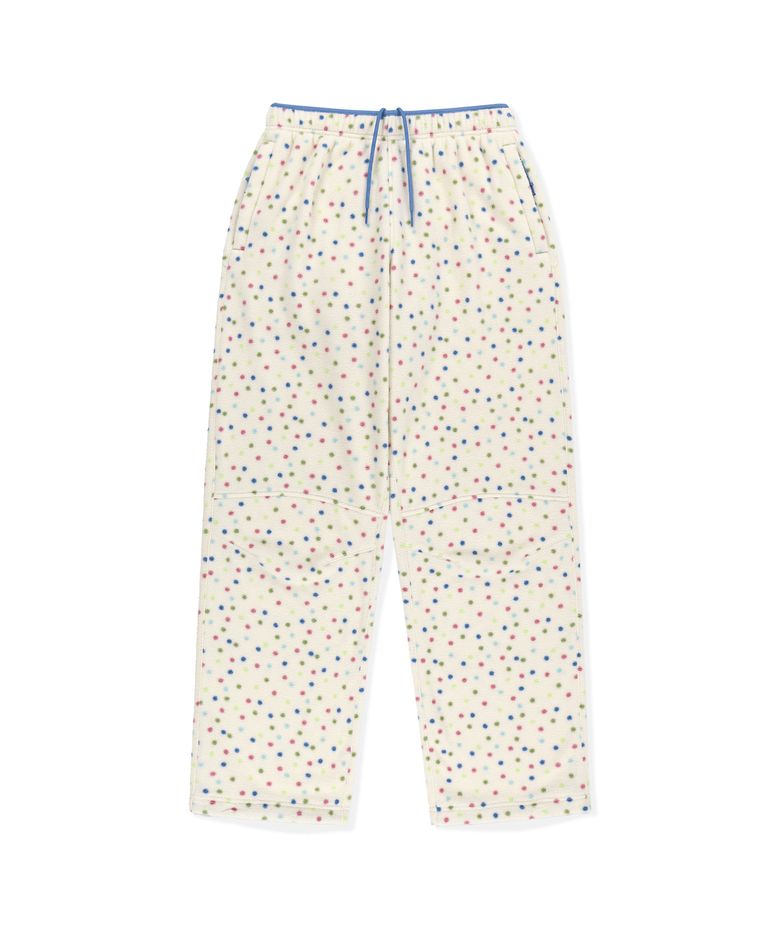 Phase Fleece Pants Ivory Dot