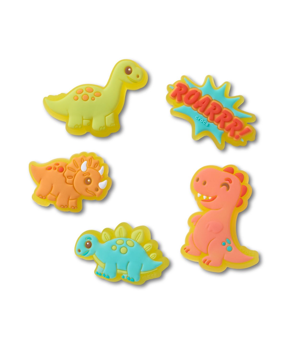 크록스(CROCS) 반짝이는 아기 공룡 5개 세트 / 10019576