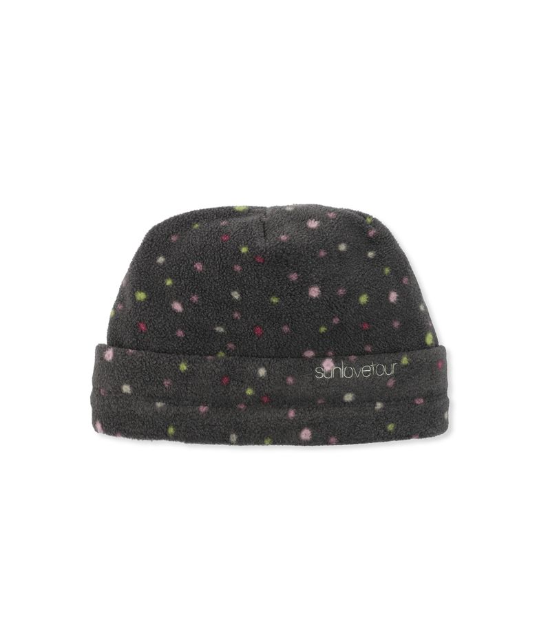 Phase Fleece Beanie Charcoal Dot