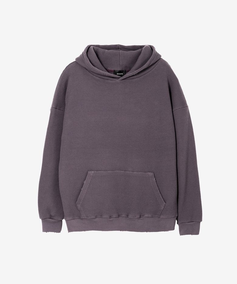 그리드 와플 후드 (Purple)