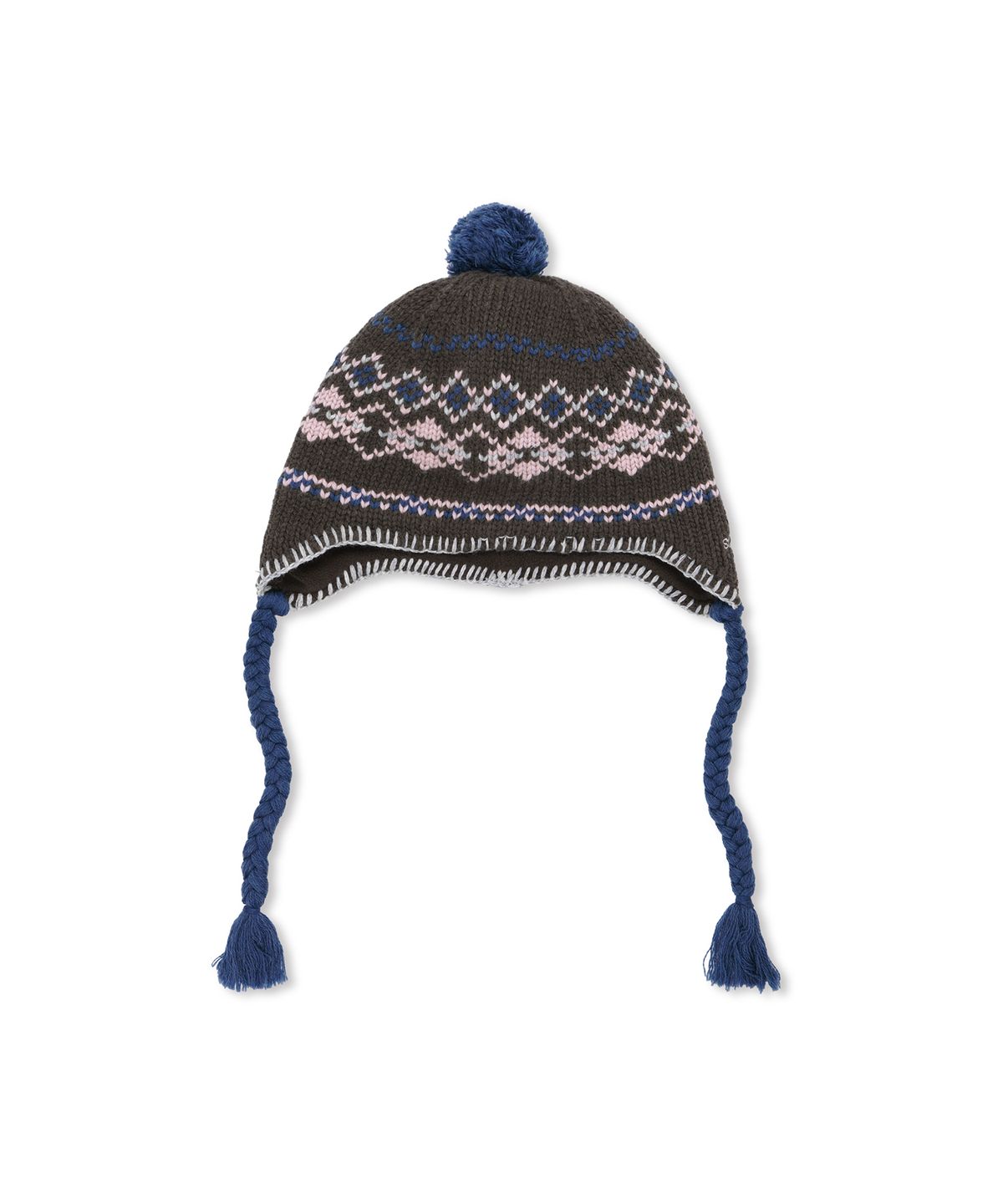 썬러브투어(SUNLOVETOUR) Alpine Tassel Beanie Dark Brown