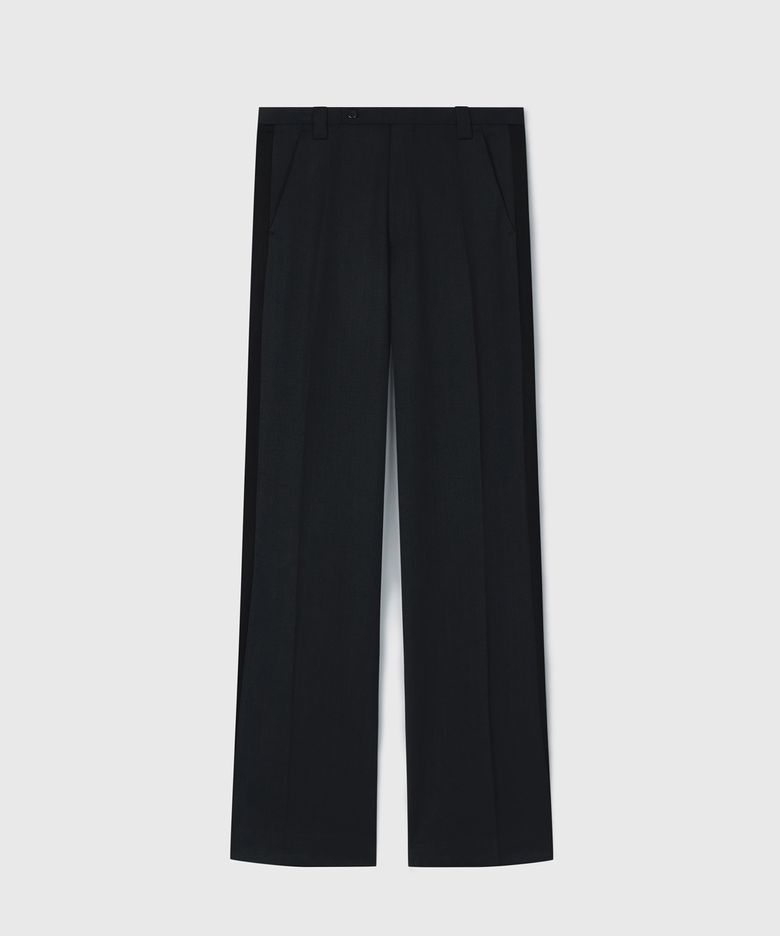RUSCH 90S SIDE PANNEL TROUSERS BLACK