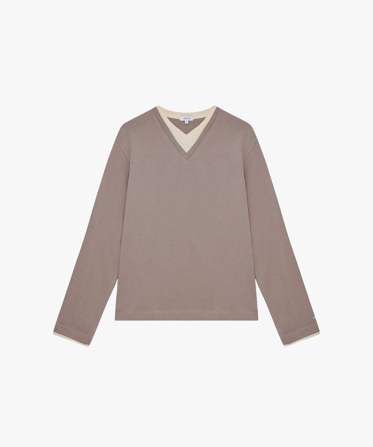 사로스(saros) Saros Layered Sleeve - Mocha Taupe(1)