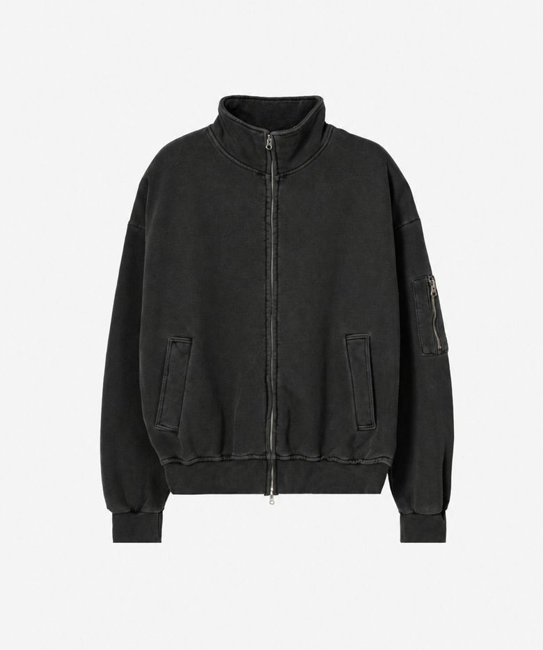 피그먼트 유틸리티 집업 (Washed Black)