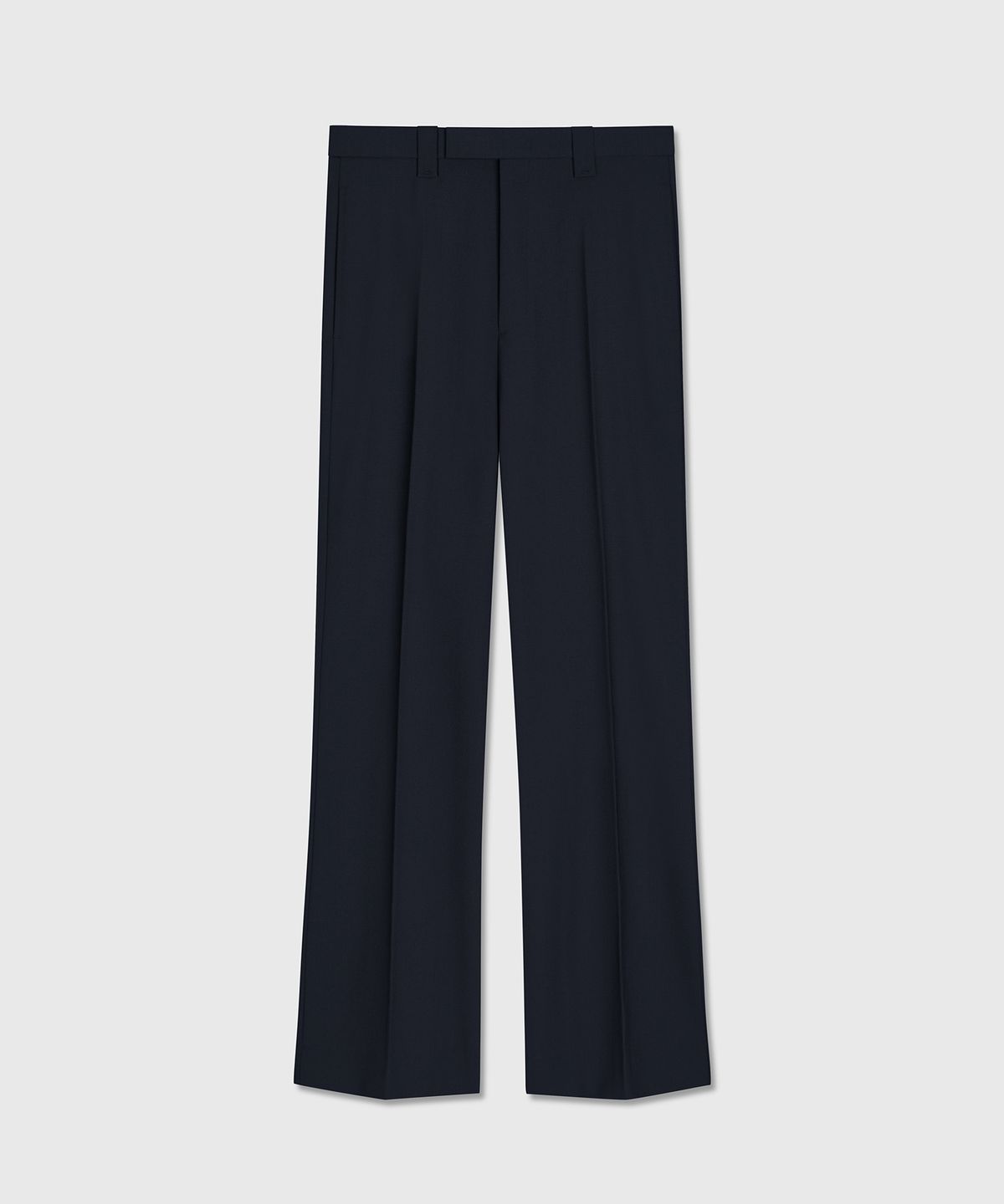 타일레(TAILLE) CARNABY FLARED WOOL TROUSERS DARK NAVY