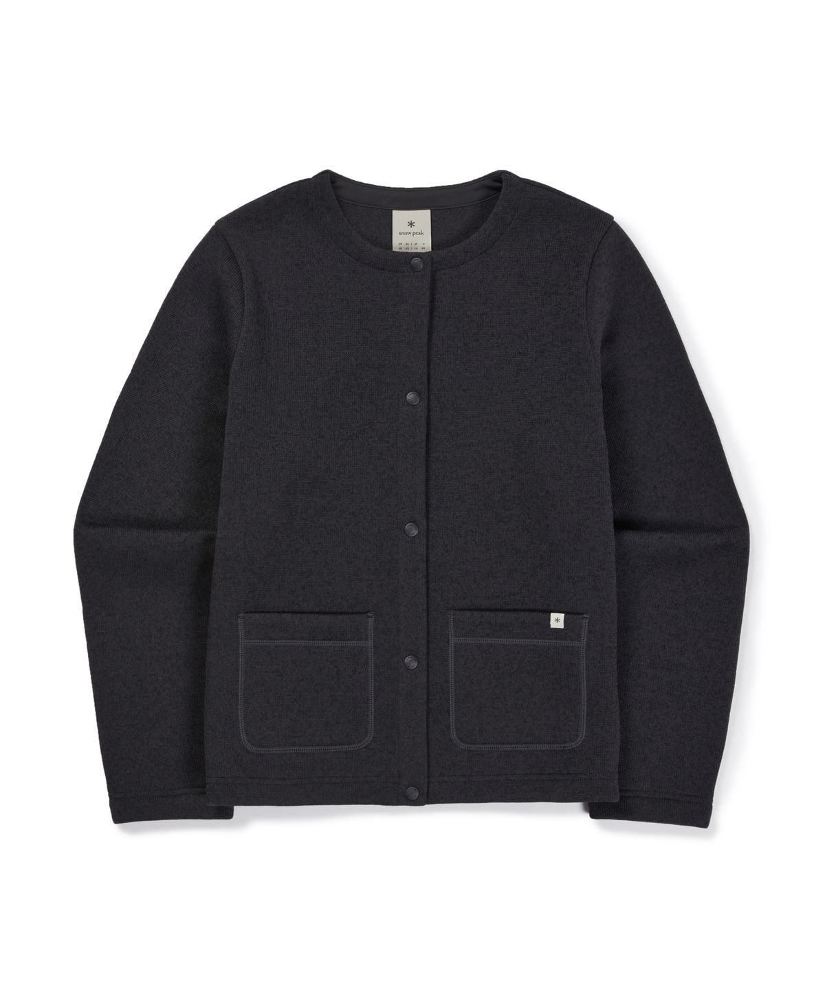스노우피크 어패럴(SNOWPEAK APPAREL) 니트 여성 가디건 (S26WWFFJ77) Dark Charcoal