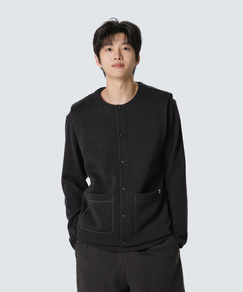 니트 베스트 (S26WMFVE76) Dark Charcoal