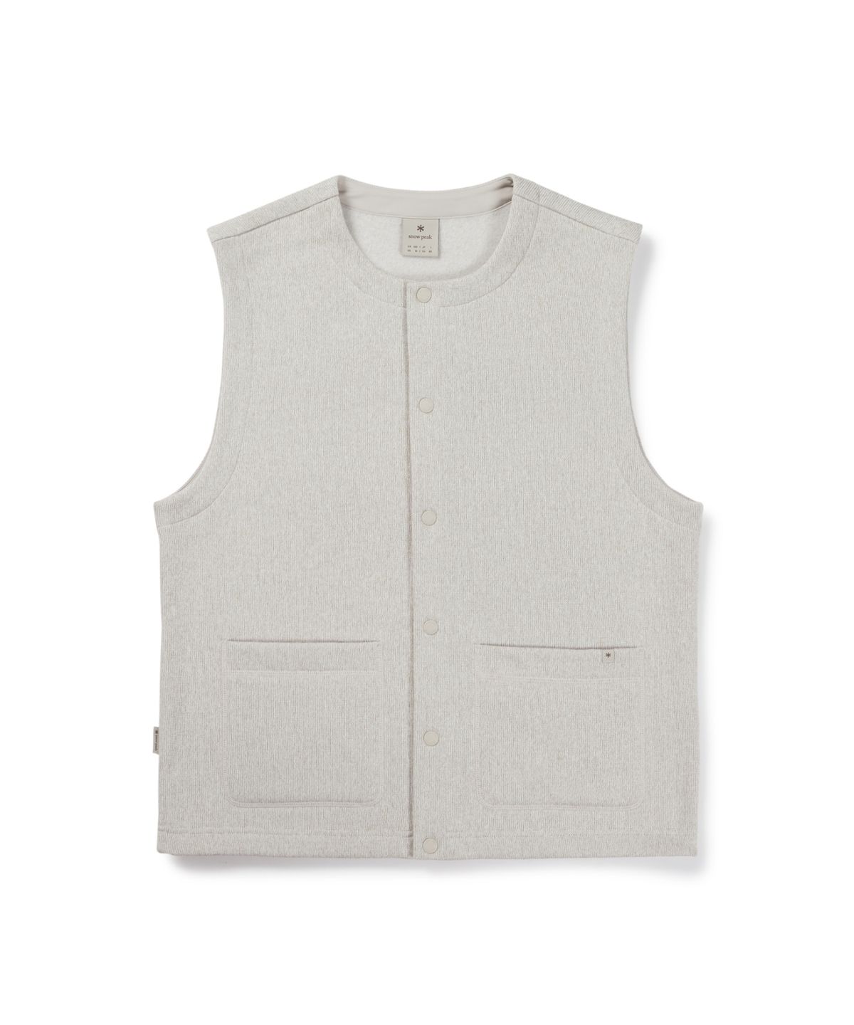 스노우피크 어패럴(SNOWPEAK APPAREL) 니트 베스트 (S26WMFVE76) Light Beige
