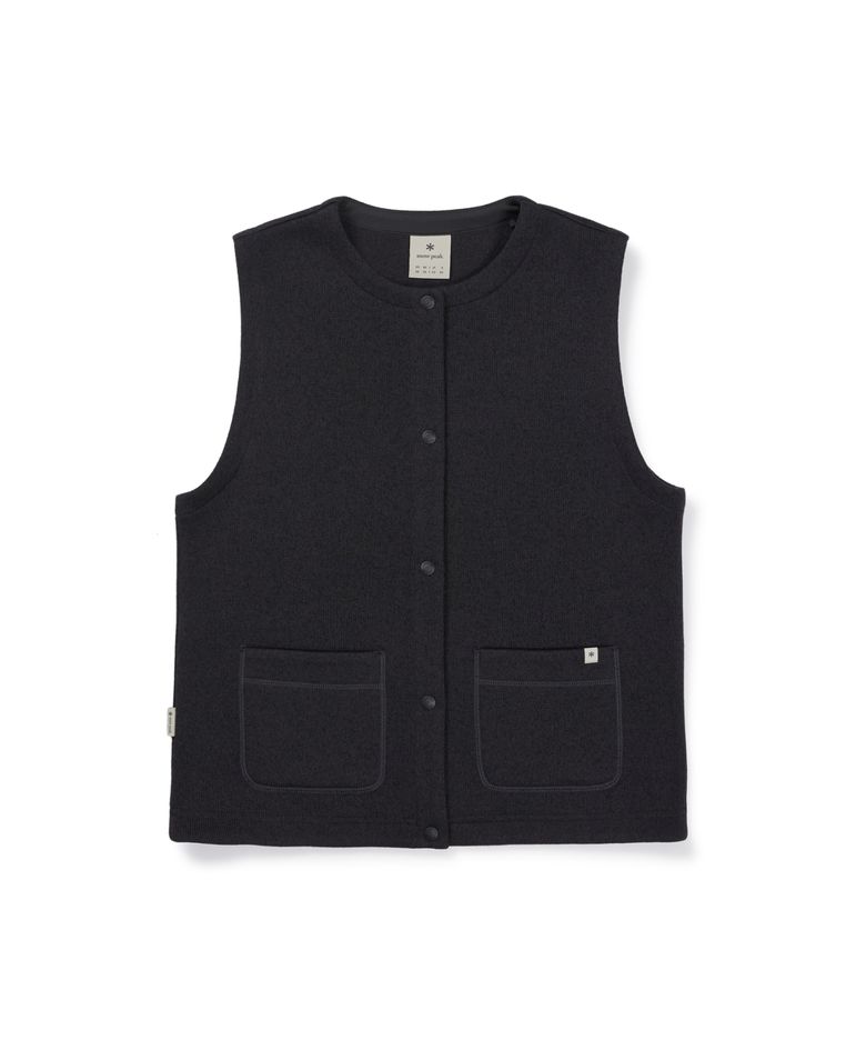 니트 여성 베스트 (S26WWFVE77) Dark Charcoal
