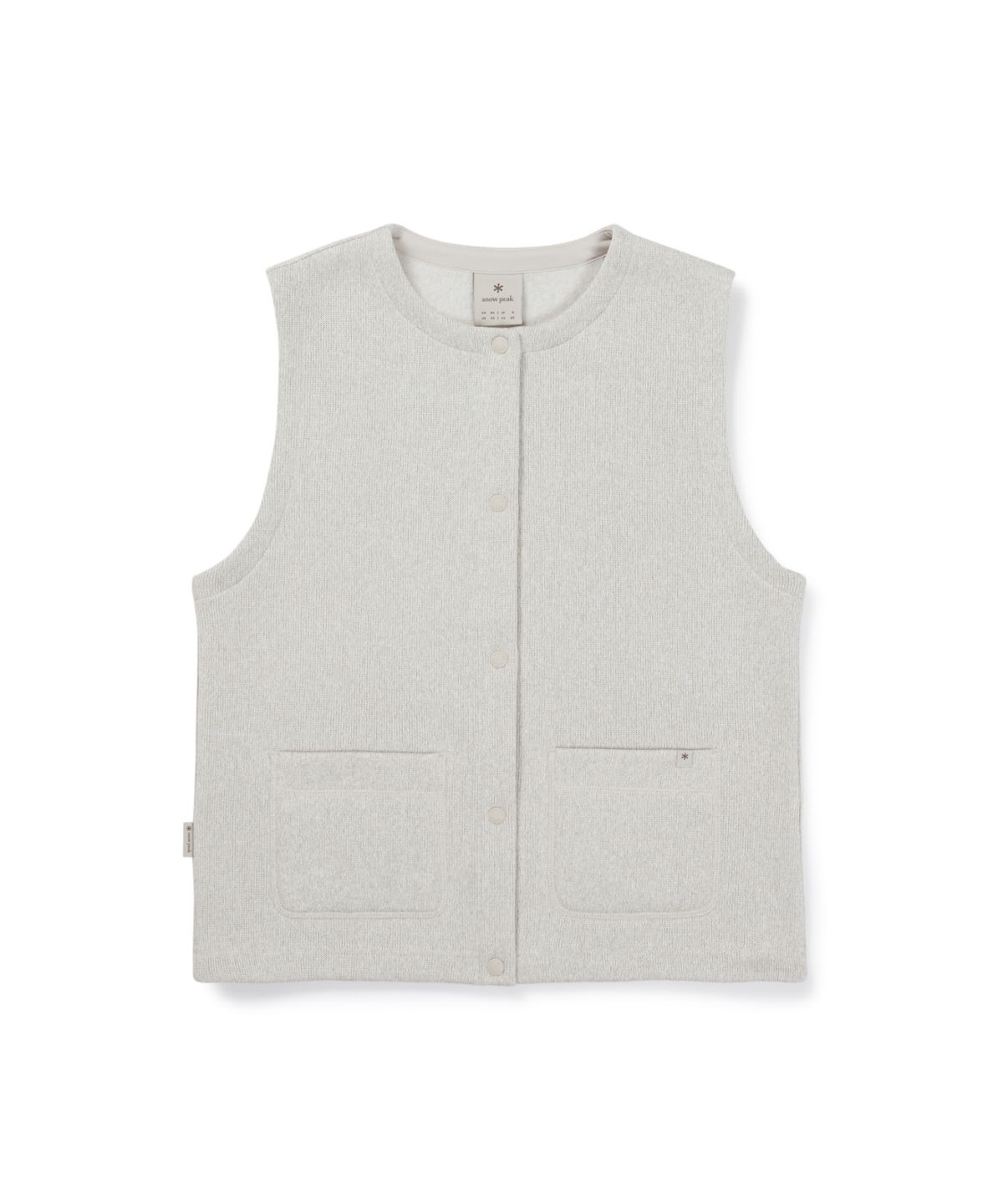 스노우피크 어패럴(SNOWPEAK APPAREL) 니트 여성 베스트 (S26WWFVE77) Light Beige