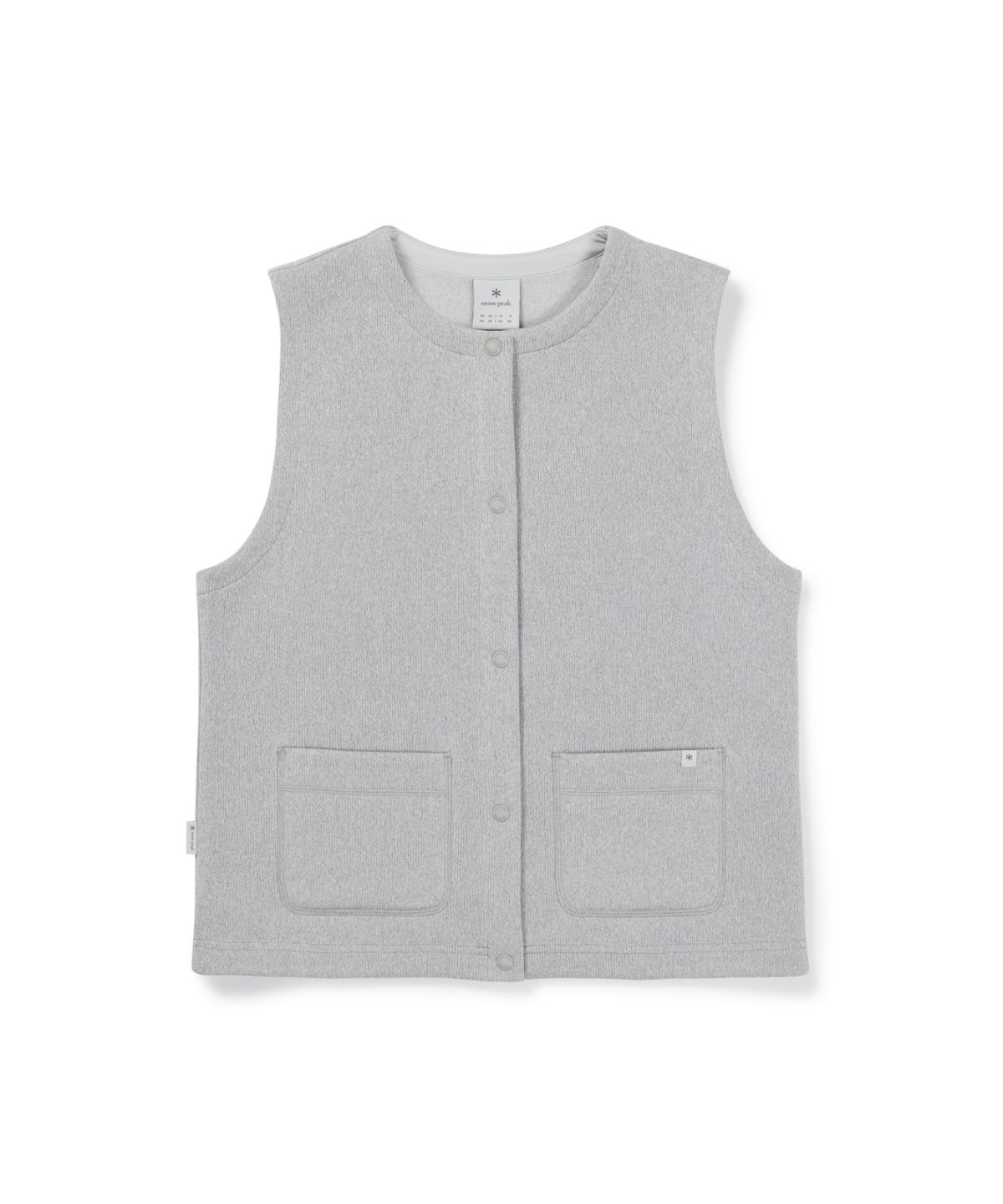 스노우피크 어패럴(SNOWPEAK APPAREL) 니트 여성 베스트 (S26WWFVE77) Melange Gray