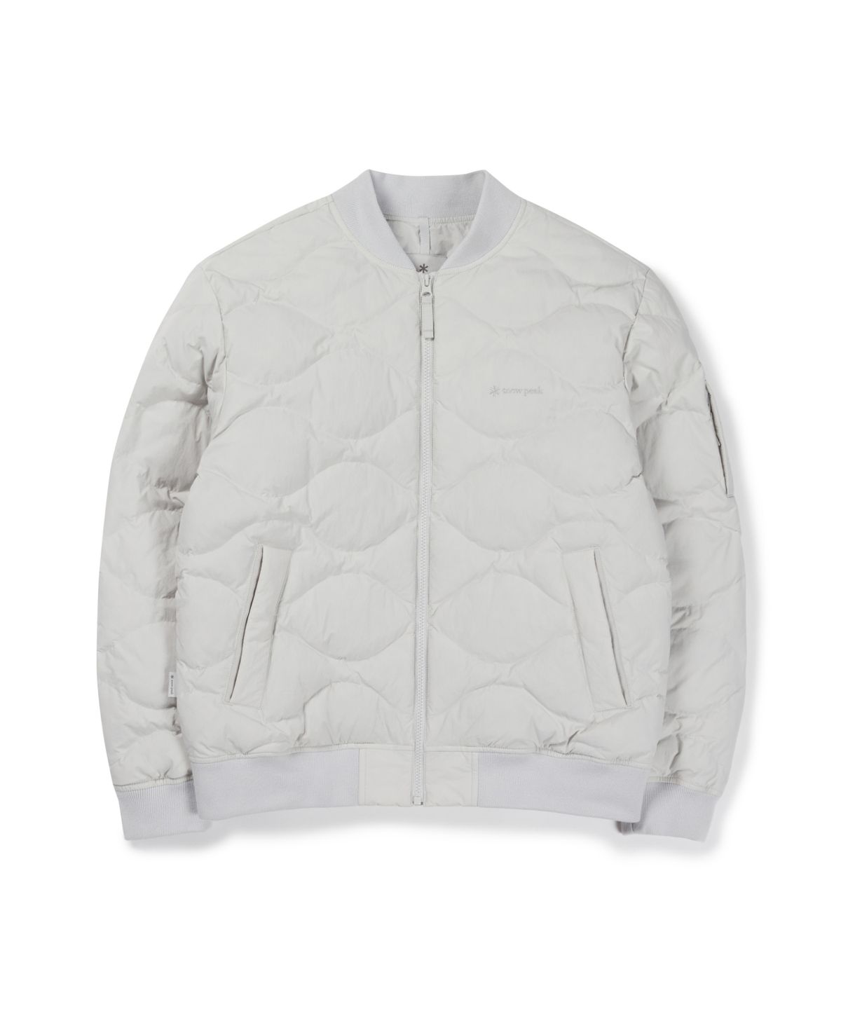 스노우피크 어패럴(SNOWPEAK APPAREL) 경량타슬란 경량 봄버 다운 자켓 (S26WMLDJ44) Stone Gray