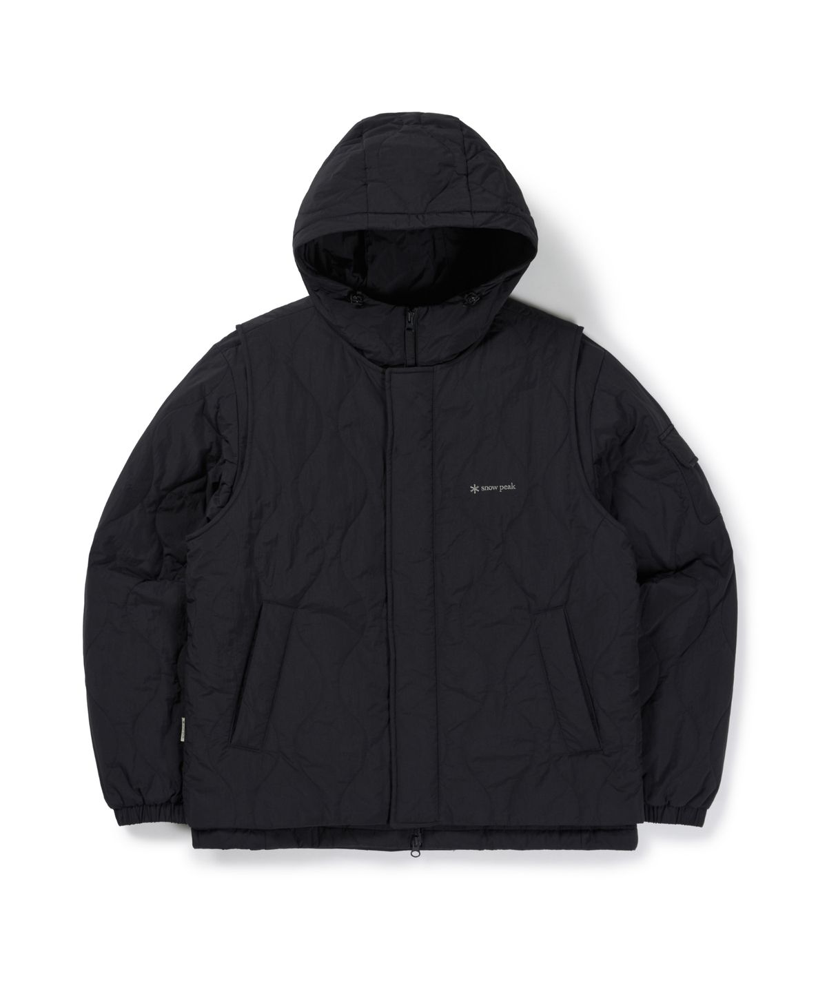 스노우피크 어패럴(SNOWPEAK APPAREL) 경량 타슬란 2IN1 씬클라우드 자켓 (S26WMLPJ44) Black