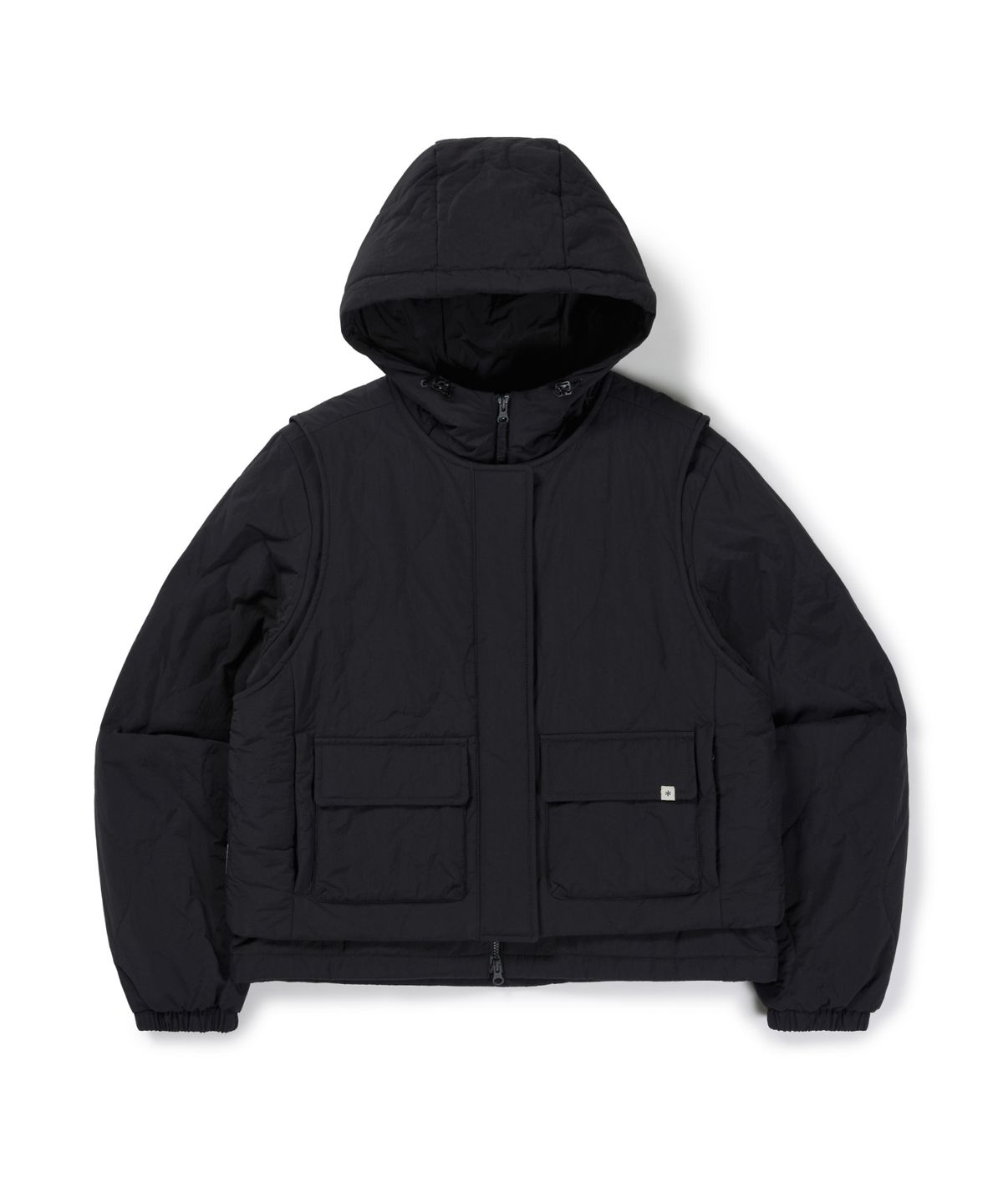 스노우피크 어패럴(SNOWPEAK APPAREL) 경량 타슬란 여성 2IN1 씬클라우드 자켓 (S26WWLPJ45) Black