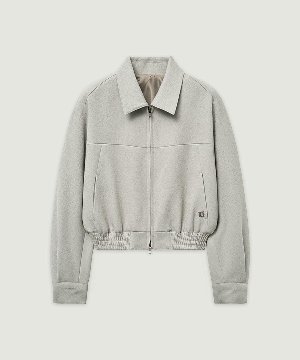 엘무드 우먼(LMOOD WOMEN) LEMONT Raglan Blouson Jacket Ash Beige
