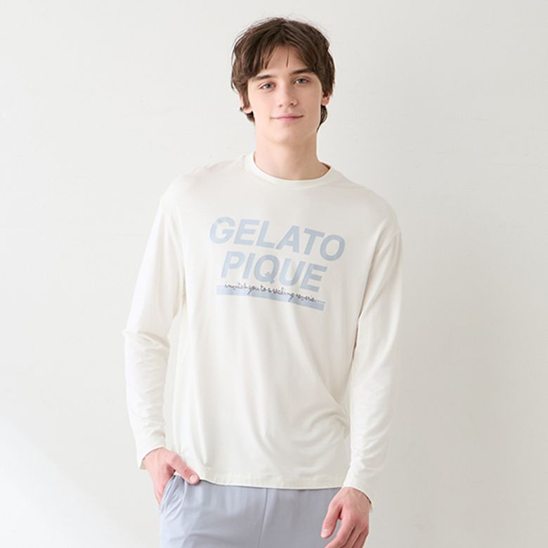 [HOMME] 쿨 레이온 로고 롱 슬리브 티셔츠 PMCT264955
