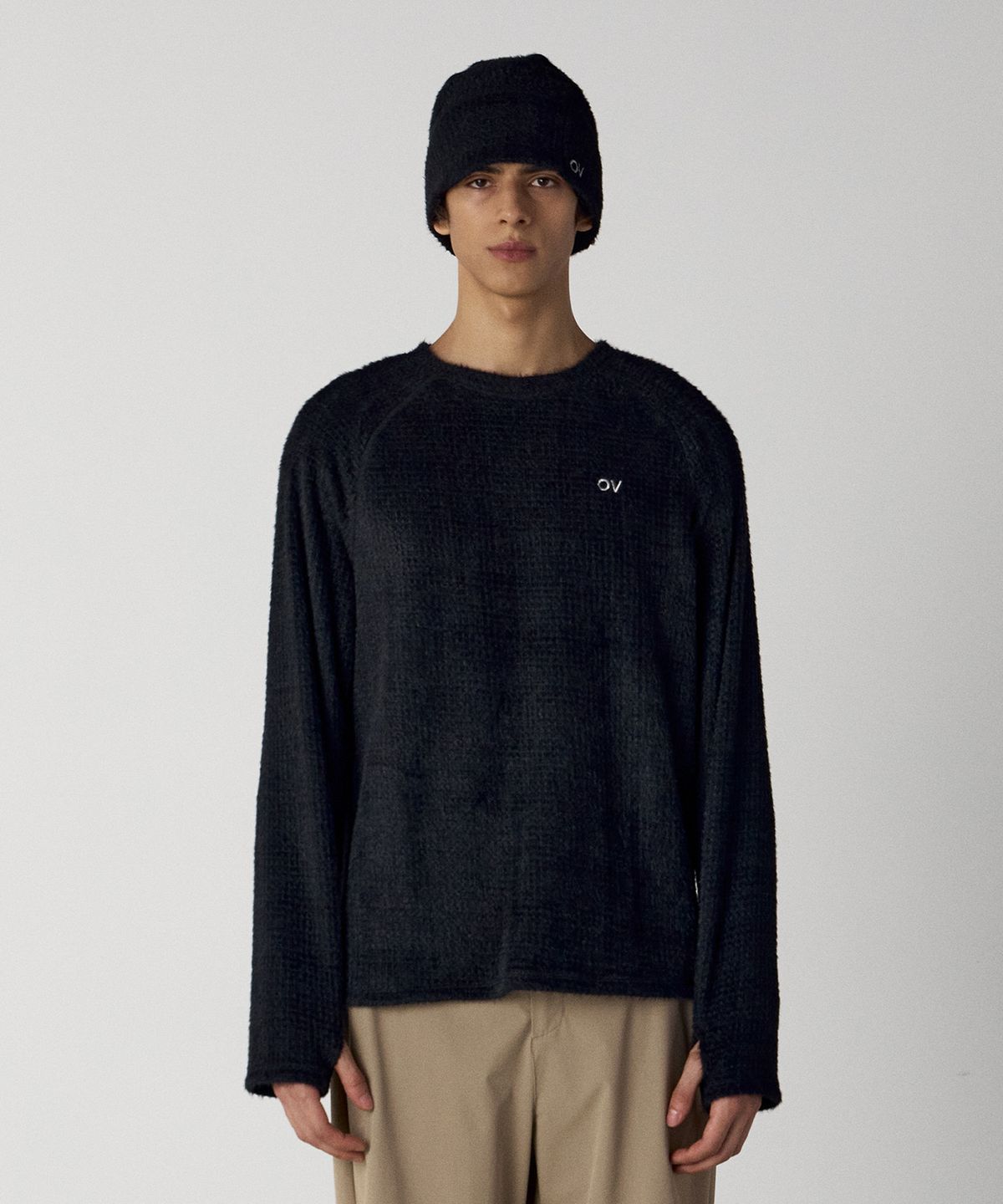 아웃도어 보이스(OUTDOOR VOICES) VentFleece LONG SLEEVE TEE (BLACK)